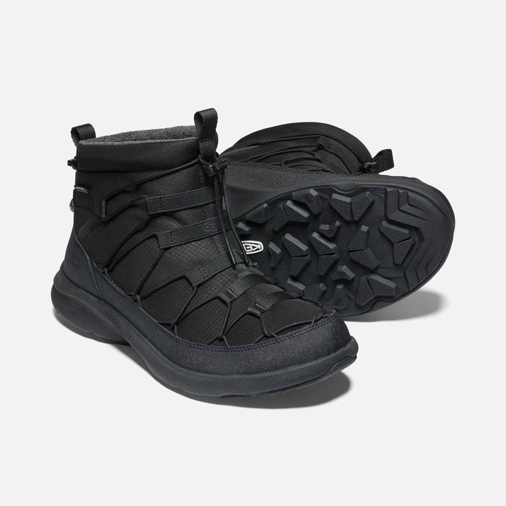 Keen Chukka Bot Erkek Siyah - Uneek Snk Waterproof - Türkiye LWJD34859